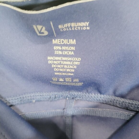 BuffBunny Collection Blue Leggings Women's Size Medium - Picture 6 of 6